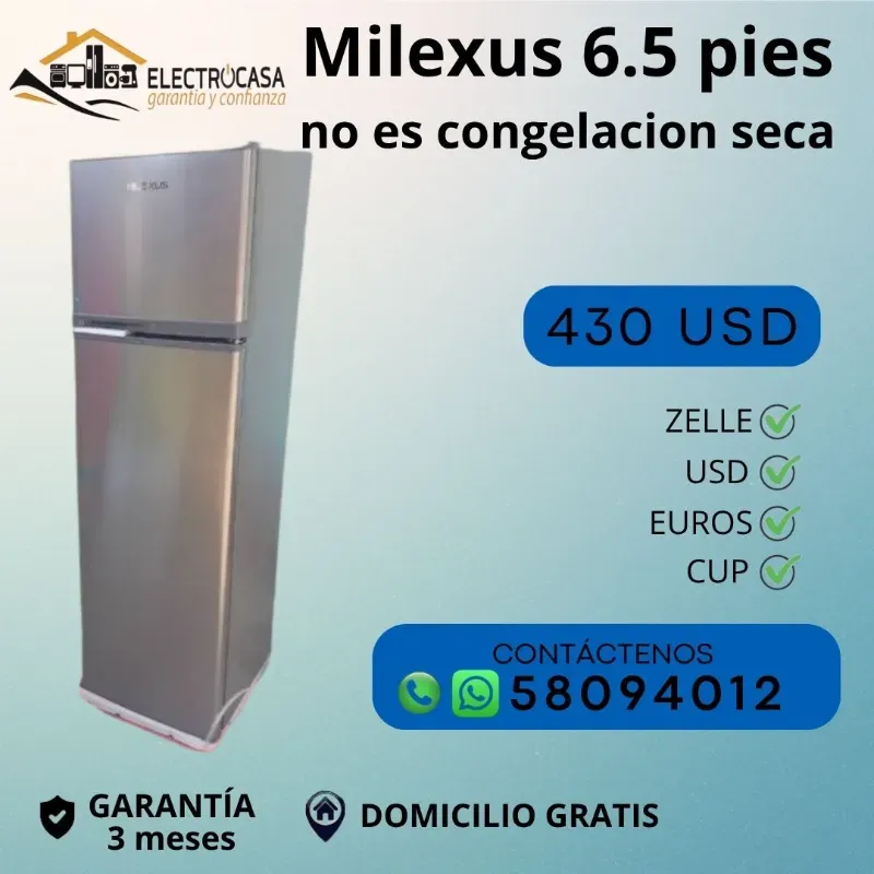 Refrigerador Milexus 6.5 Pies