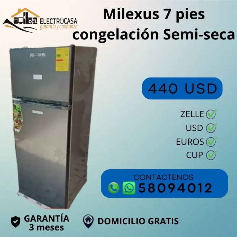 Refrigerador Milexus 7 Pies
