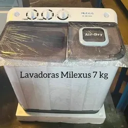 Lavadora semiautomática 7 kg milexus