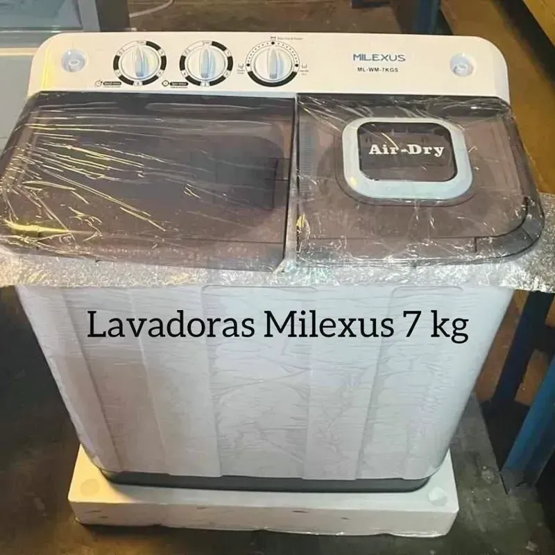 Lavadora semiautomática 7 kg milexus