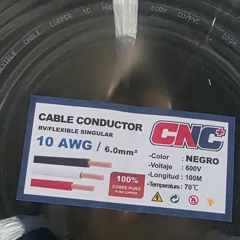 Cable 10 AWG 100% cobre