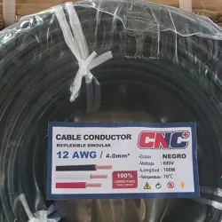 Cable 12 AWG 100% cobre