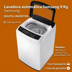Lavadora automática Samsung 9 Kg