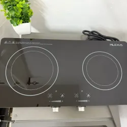 Cocina infrarroja de 2 quemadores milexus