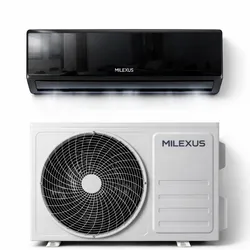 Aire Acondicionado Split Milexus de 1 Tonelada con Unidad Interior Color Negro Efecto Espejo