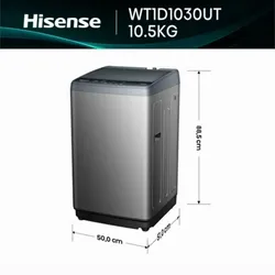 Lavadora Automática de Carga Superior Hisense de 10.5kg