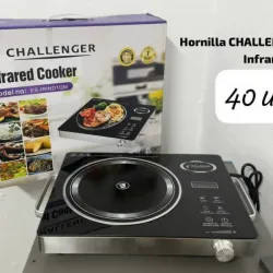 Cocina infrarrojo Challenger 1200w