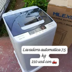 Lavadora automática Milexus 7.5 kg