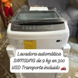 Lavadora automática SAMSUNG de 9 kg 