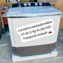 Lavadora semiautomatica LG 12 kg