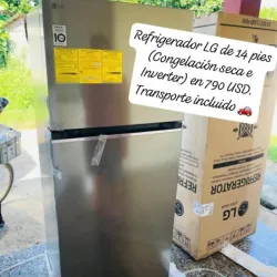 Refrigerador LG de 14 pies (Congelación seca e Inverter) 