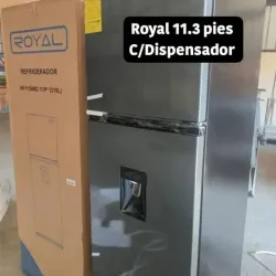 Refrigerador Royal de 11pies con dispensador 