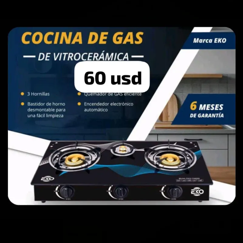 Fogon de gas para meseta