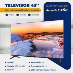 Televisor de 43 pulgadas EKO 