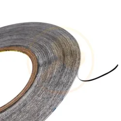 Adhesivo - Cinta Doble Cara 3Mm X 3M - Negro.