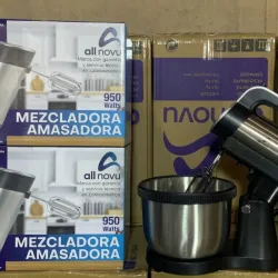 Batidora Mezcladora-Amasadora All Novu | 950W de Potencia | Bowl de Acero Inoxidable