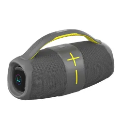 Bocina Unno Tekno Dash TWS Bluetooth 5.3 20W IPX6 Resistente Al Agua RGB USB SD Aux FM Batería 3000mAh