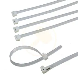 Bridas Blancas. Paquete 100Uds.