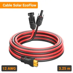 Cable Solar ecoflow original 3.25M