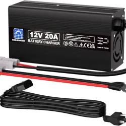 Cargador Inteligente 20A para Baterías LiFePO4 (12V) ⚡🔋