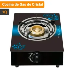 COCINA DE GAS DE CRISTAL 1Q