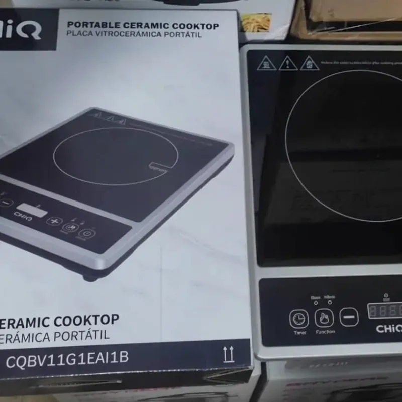 Cocina Infrarroja CHiQ | 1500W de Potencia | Modelo Vitrocerámico
