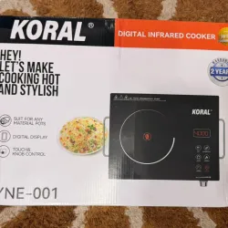 Cocina Infrarroja Digital Koral | 4000W de Potencia | Apta para Todo Tipo de Ollas.