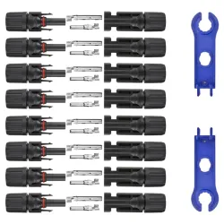 Conectores Solares Mc4 Kite de 8 + 2 Herramientas