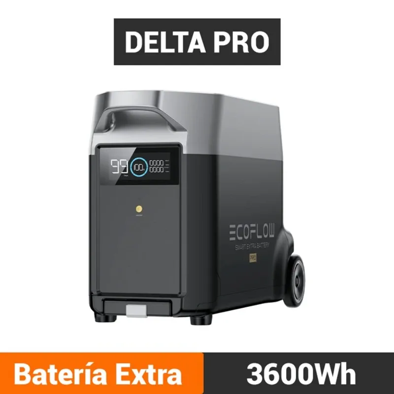 EcoFlow Batería Adicional DELTA Pro 3600Wh - Energía Extendida para el Hogar ( ETA : 31 de agosto)