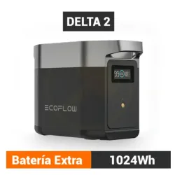EcoFlow Batería Adicional Para DELTA 2 - 1024Wh Energía Extendida para el Hogar