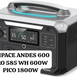 Estación de Energía Portátil AMPACE Andes 600 Pro | 584Wh - 600W (Pico 1800W)