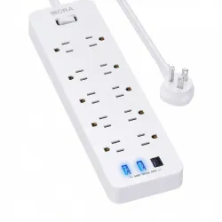 Extensión Eléctrica 15A de 1.5 metros - 1HORA - Blanco