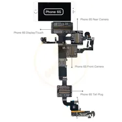 Ibridge - Para Testear Iphone 6S / Cámara Frontal / Cámara Trasera / Conector Dock / Prueba Táctil.