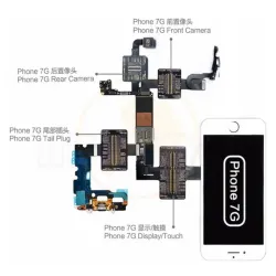 Ibridge - Para Testear Iphone 7 / Cámara Frontal / Cámara Trasera / Conector Dock / Prueba Táctil.