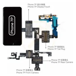 Ibridge - Para Testear Iphone 7 Plus / Cámara Frontal / Cámara Trasera / Conector Dock / Prueba Táctil.