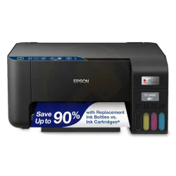Impresora Epson - EcoTank ET-2400 Wireless Color All-in-One Inkjet Cartridge-Free Supertank Printer - Negro