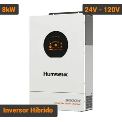 Inversor Solar Híbrido Humsienk 8kW 48V 110/120V Dual MPPT
