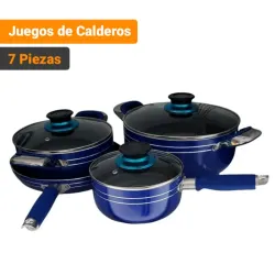JUEGO DE CALDEROS 7PIEZAS