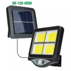 Lámpara solar con panel externo exterior ip65 50w