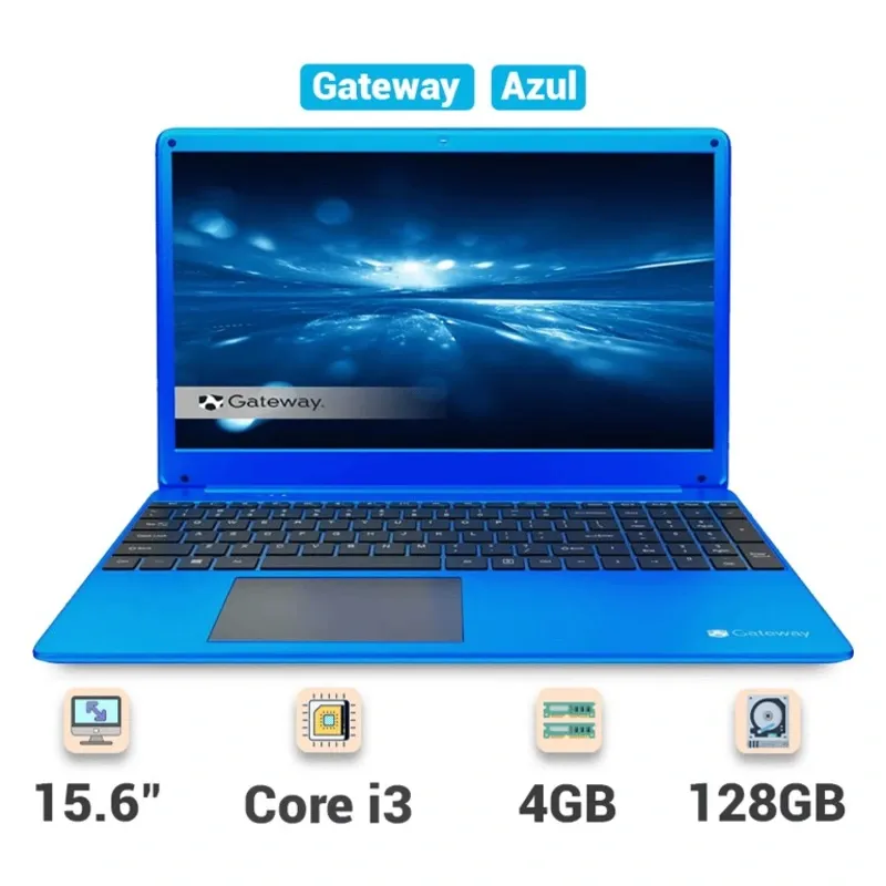 Laptop Gateway GWNC31514-BL 15.6" FHD i3-1115G4 3GHz 4GB RAM 128GB SSD Win 11 Home Azul ( Grado A )
