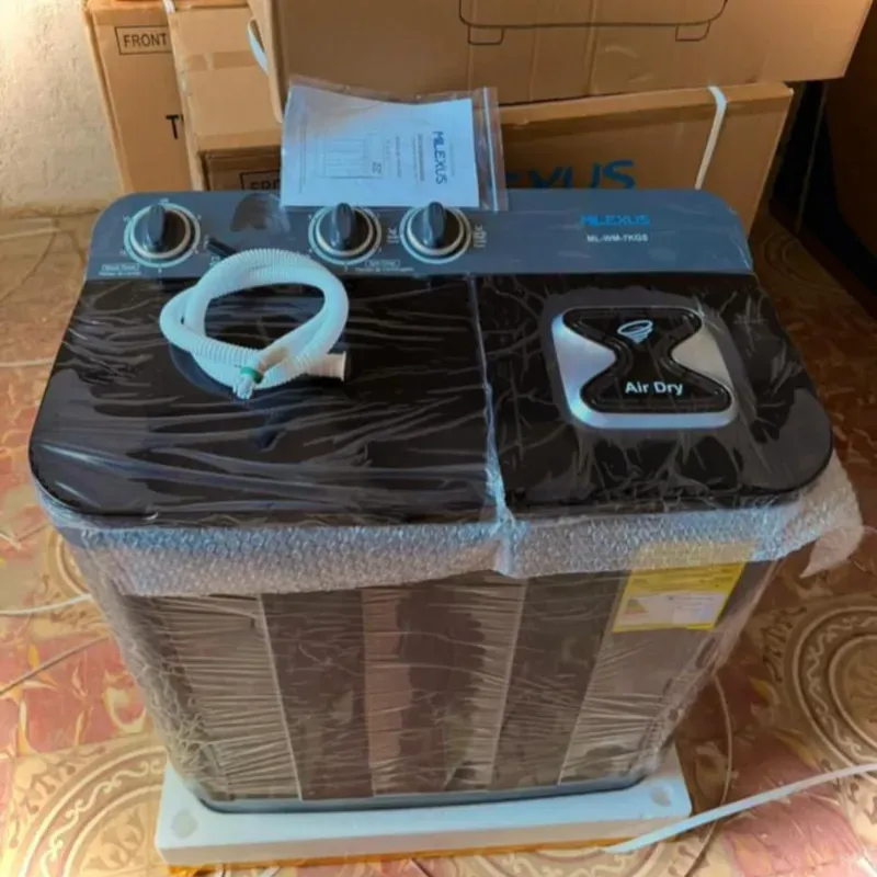 Lavadora Semiautomática Milexus 7kg (Negra)