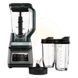 Ninja Licuadora Profesional Plus Blender DUO Auto-IQ 1400W BN751 Negro Inoxidable