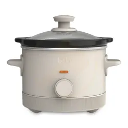 Olla de cocción lenta Bella de 1.4 litros con control manual de 3 niveles, recipiente de cerámica antiadherente