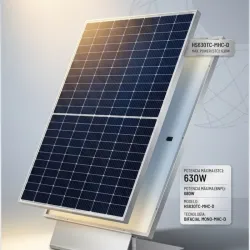 ​Panel Solar Bifacial 630W (HS630TC-MHC-D)