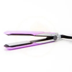 Plancha Para el Pelo Hot Line. Placas de cerámica-Proteína de Keratina - Purpura