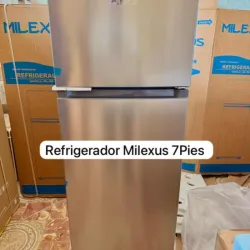 Refrigerador Milexus 7 Pies³ | Diseño de Doble Puerta | Eficiencia Energética.