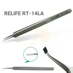 Relife Rt-14La. Pinzas De Precisión. Punta Curva.