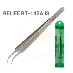 Relife Rt-14Sa Is. Pinzas De Precisión. Punta Curva.