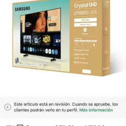 Samsung 65" Crystal UHD 4K | Smart TV Tizen | Modelo 2025