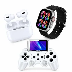 Set Hot - 12, Consola S10 + Auriculares + Smart Wristband